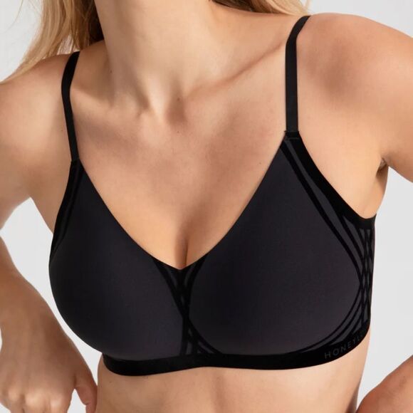 Honeylove Liftwear Silhouette Bra Black NWT in packaging - Picture 1 of 7
